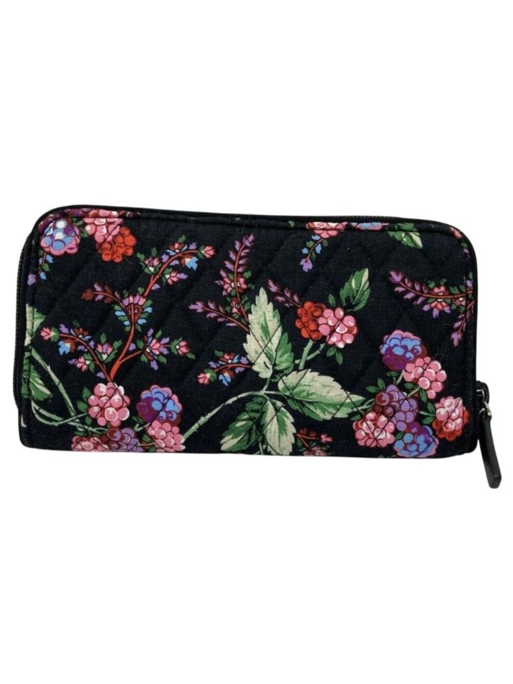 Vera Bradley RFID Turnlock Zip Around Haymarket Floral Quilted‎ Clutch